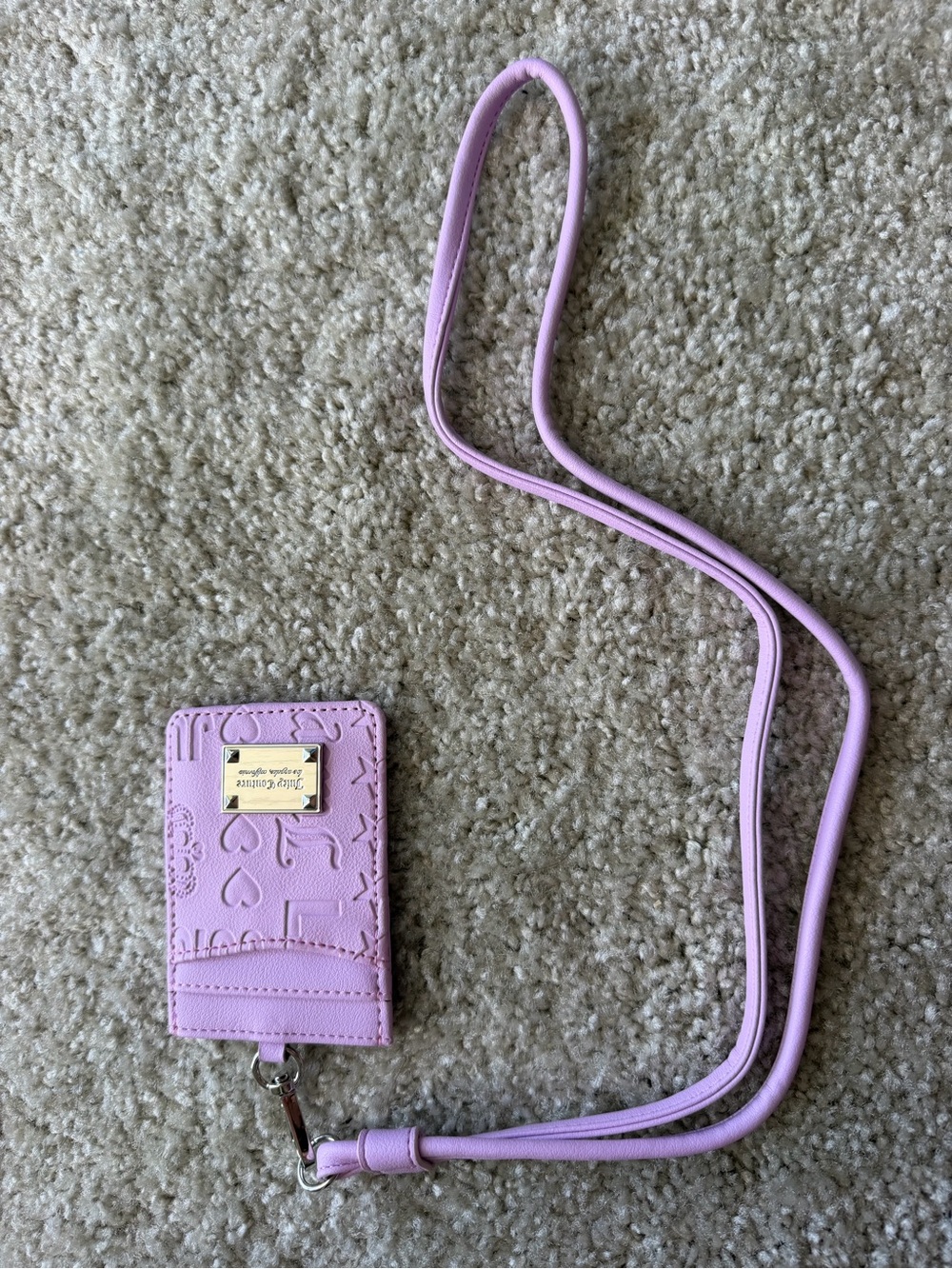Juicy Couture Lavender Lanyard Cardholder